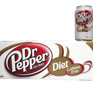 12 pack Caffeine Free Diet Dr Pepper