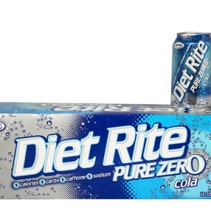 12 pack Diet Rite Cola