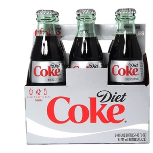 6 pack 8oz Diet Coke