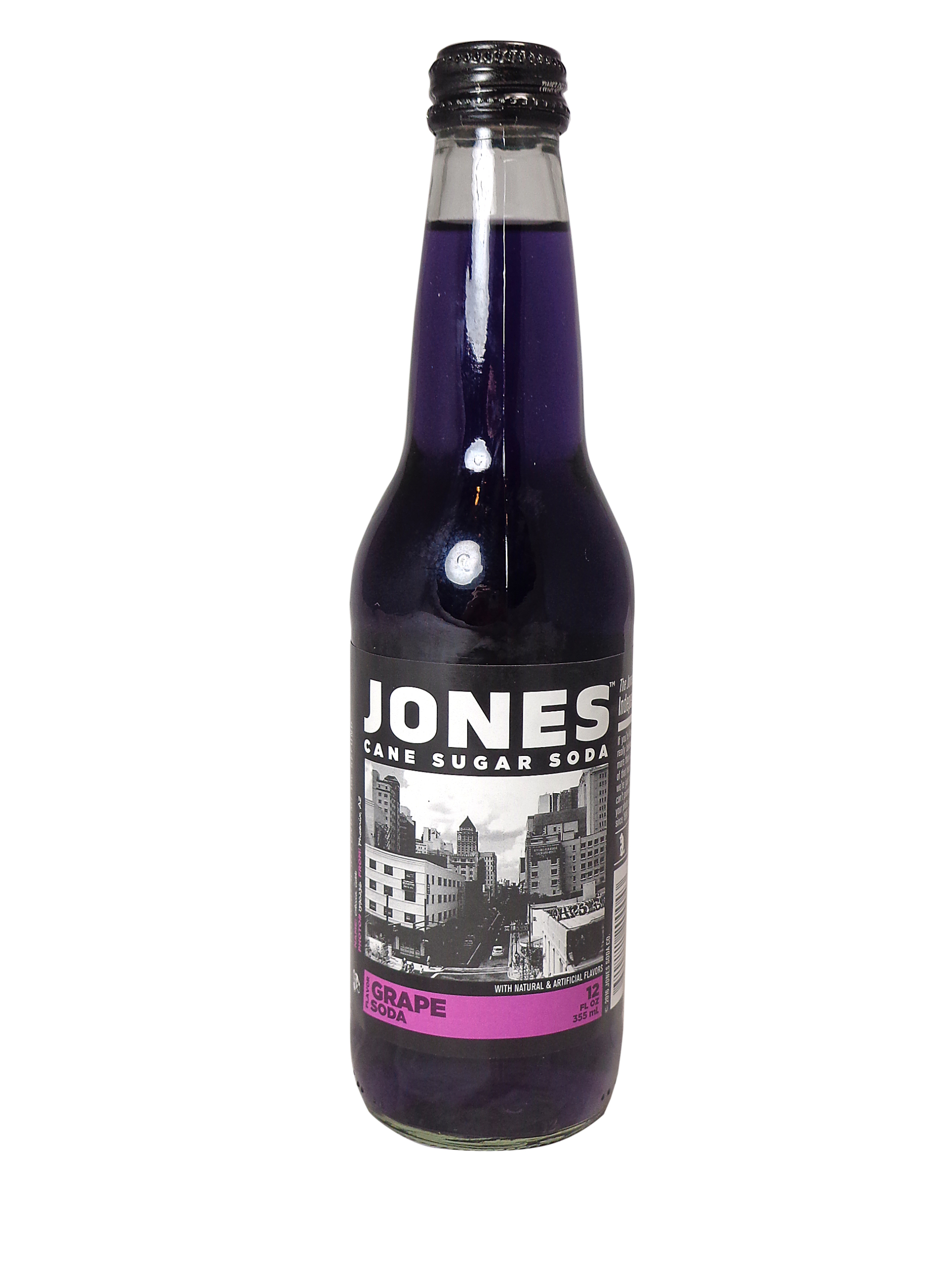 FRESH 12oz Jones Grape soda - Soda Emporium