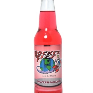 FRESH 12oz Rocket Fizz Watermelon soda