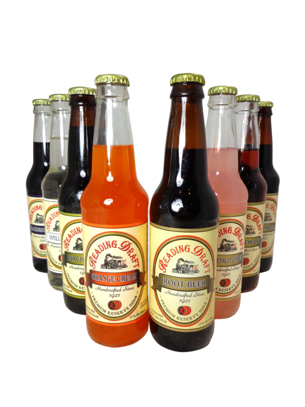 FRESH 8 Pk 12oz Reading Variety soda