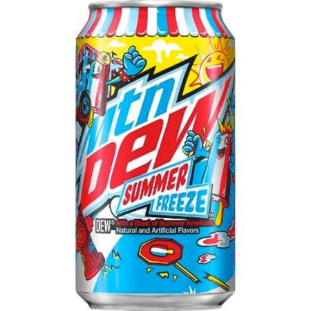 12oz can Mountain Dew Summer Freeze