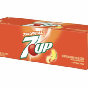 12 pack 7 Up Tropical