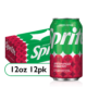 12 pack Sprite Winter Spiced Cranberry