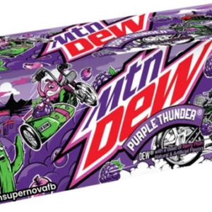 12 pack Mountain Dew Purple Thunder
