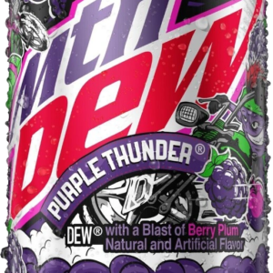 12oz can Mountain Dew Purple Thunder
