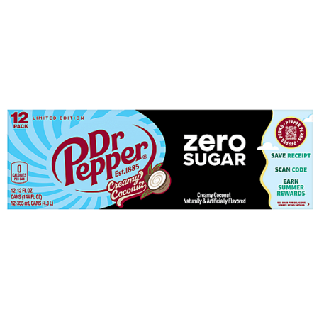 12 pack Dr Pepper Coconut Zero