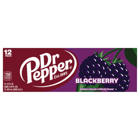 12 pack Dr Pepper Blackberry