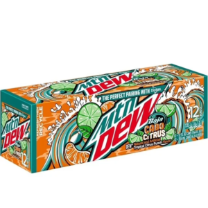 12 pack Mountain Dew Baja Cabo Citrus