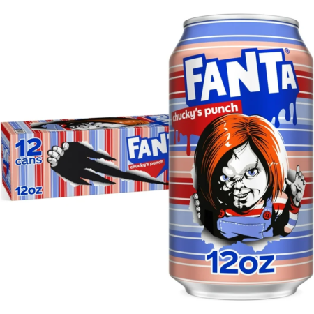 12 pack Fanta Chucky's Fruit Punch