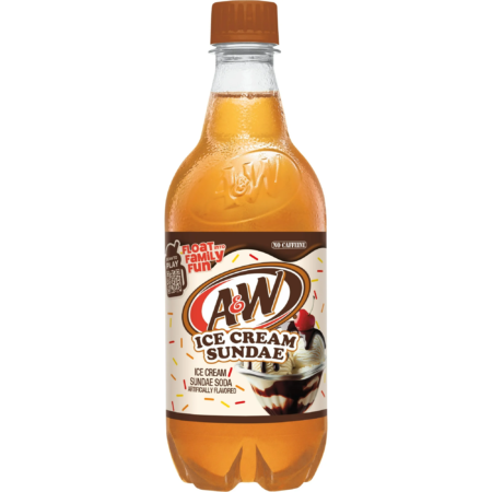 20oz A&W Ice Cream Sundae soda