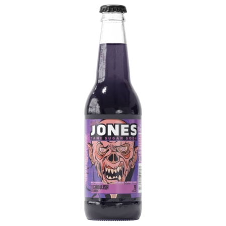 Jones Ghoulish Grape soda