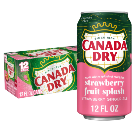 12 pack Canada Dry Strawberry
