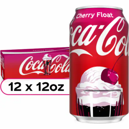 12 pack Coke Cherry Float