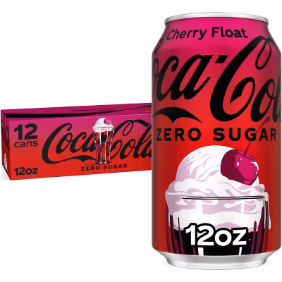 12 pack Coke Cherry Float Zero