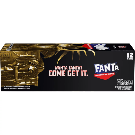 12 pack Fanta Sour Cherry