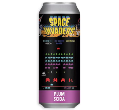 Atari Space Invaders Plum