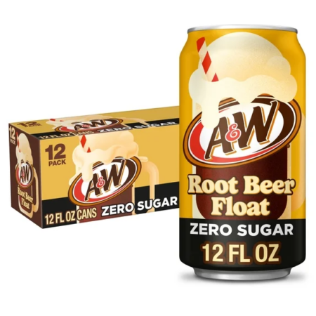12 pack A&W Root Beer Float Zero